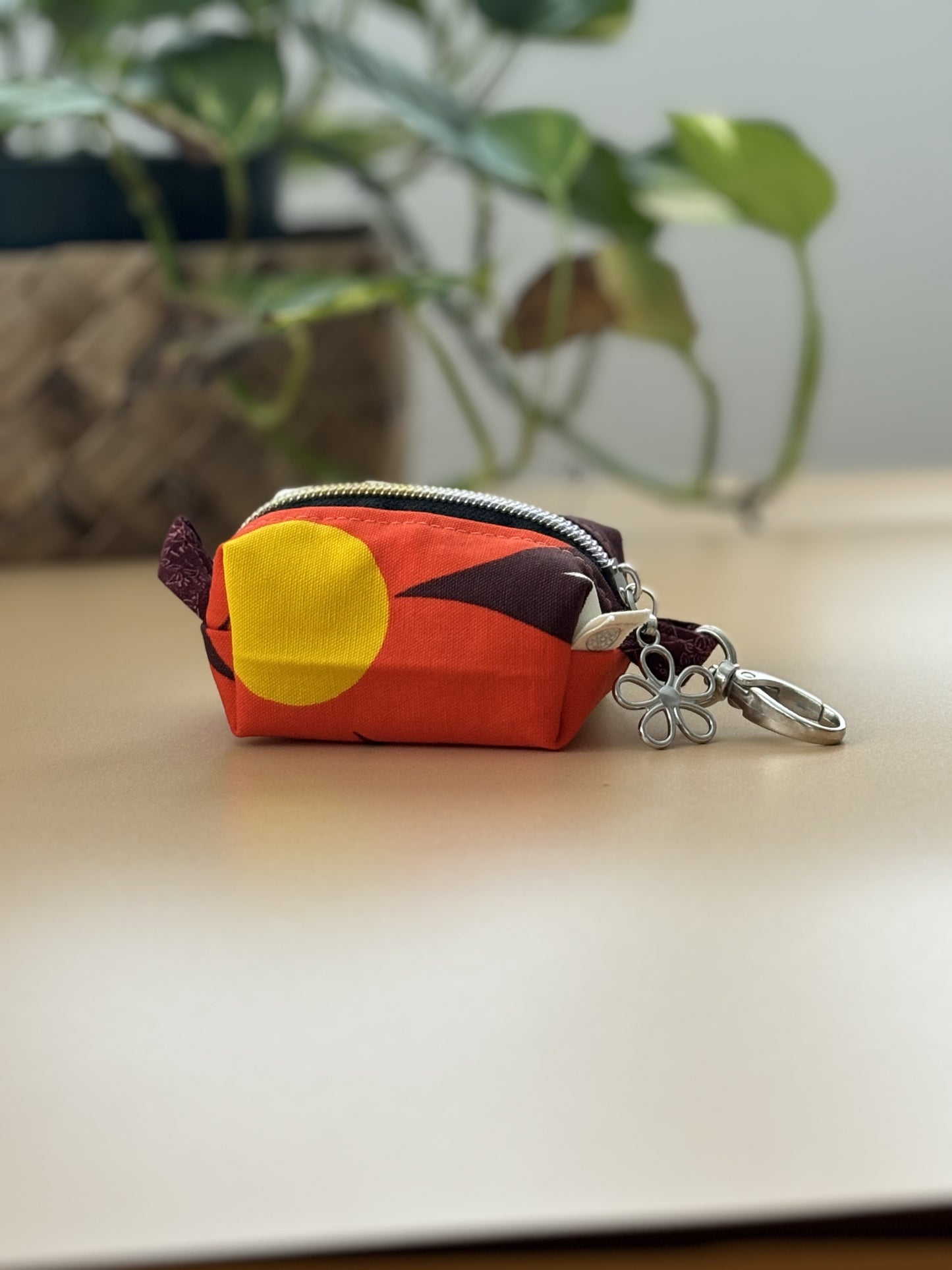 Trinket Pouches in Orange and Brown Shades