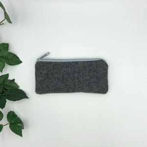 Teal Seed Pod Eye glass zippered pouch