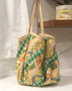 Leis Patchwork 'Ohi Tote Bag