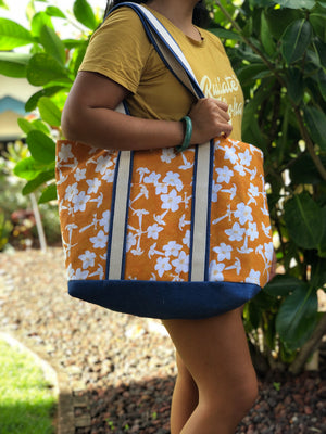 The Pua Kenikeni Hilo Tote Bag