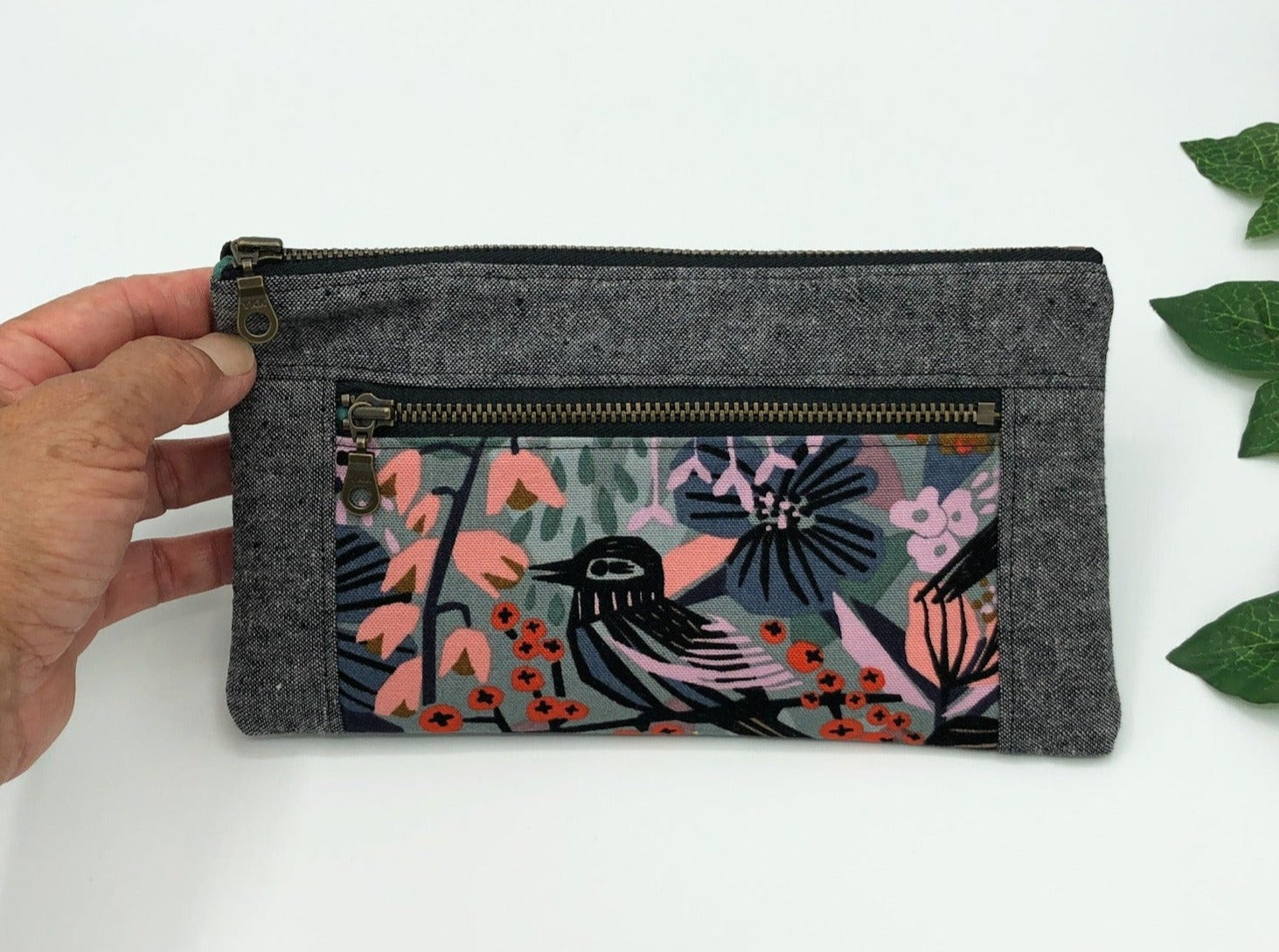 Birds and Blossom Wallet with card slots